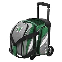Cruiser Single Roller Bowling Bag with Top Shoe Compartment and Side Accessory Compartment