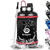 1 Gallon Water Bottle with Straw - Large Water Bottle | BPA free Sports Water bottle | Big Water Bottle with Silicone Handle | Leak Proof Gym Water Jug Lid For Fitness Gym Goals