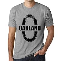 Men's Graphic T-Shirt Oakland Eco-Friendly Limited Edition Short Sleeve Tee-Shirt Vintage Birthday Gift Novelty