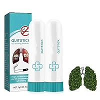 Breathefree Quitstick, Breathe Free Quick Stick, Quit Smoking Inhaler Stick, Easy To Use Inhaler, That Can Alleviate Stress And Make It Easier To Resist The Urge To Smoke (2PCS)