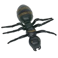 20pcs Fake Big Ant GiantAnts Queen Black Plastic Mock Reptile Insects Joke Toys Prank Scary Trick Tricky Brains for Halloween Party