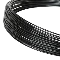 9.84 Feet 2.5mm Anodized Aluminum Wire, Round Aluminum Bonsai Training Wire Bendable Craft Aluminum Wire for Jewelry Making,Black