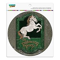 The Lord of The Rings The Prancing Pony Automotive Car Refrigerator Locker Vinyl Circle Magnet