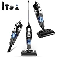 Vacuum Cleaner, Stick Vacuum Corded, 20000 Pa Powerful Suction Small Vacuum Cleaners for Home, Lightweight 4-in-1 Mini Vacuum, Portable Hand Held Vac for Hard Floor
