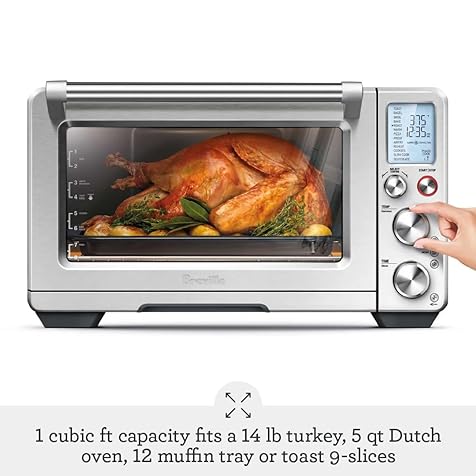 Smart Oven Air Fryer Pro BOV900BSS, Brushed Stainless Steel, 17.2" x 21.4" x 12.8"