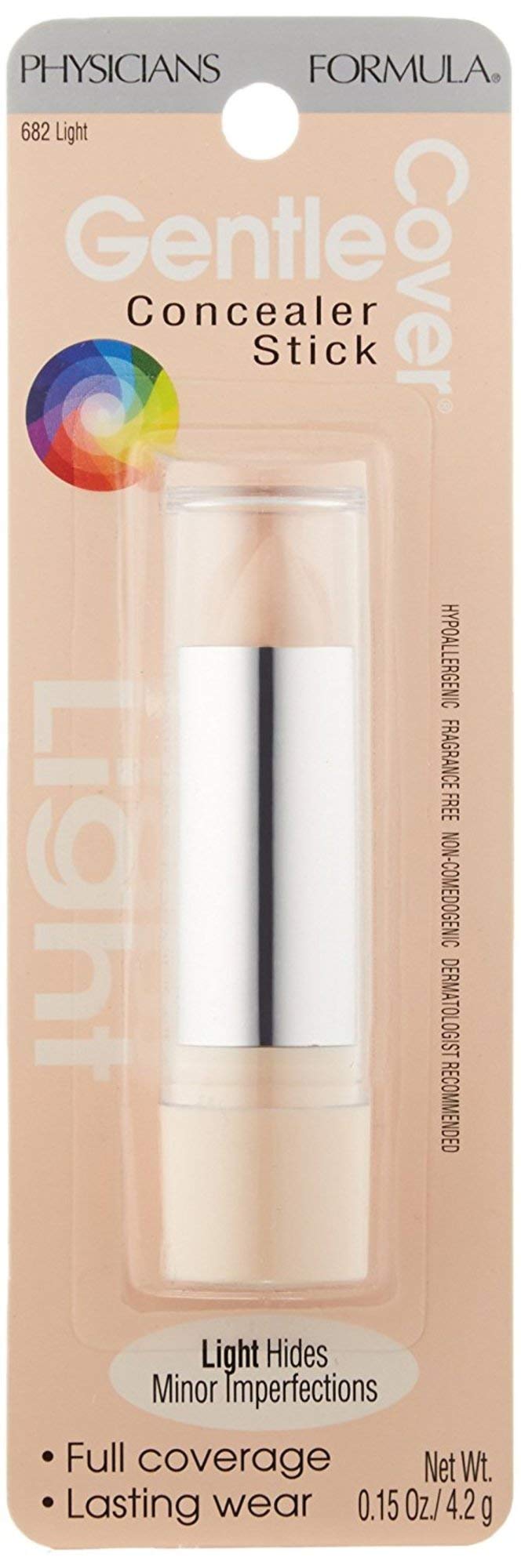 Physicians Formula Gentle Full Coverage Concealer, Light Cover Concealer Stick, Eyes, Face, Dermatologist Tested (Packaging May Vary)