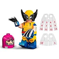LEGO Marvel Series 2 Minifigure: Wolverine Minifigure Calendar Man Capes - Superheroes 71039