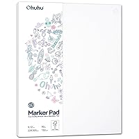 Ohuhu Double Sided Marker Pad Art Sketchbook Bleedproof - 9
