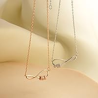 Women's Pendant Necklaces - Bohemian Irregular Colorful 925 Sterling Silver Necklace with New Letter Twist Gold Clavicle Chain for Female Party Gift