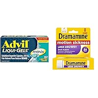 Liqui-Gels Minis 160 Count and Dramamine Motion Sickness 8 Count
