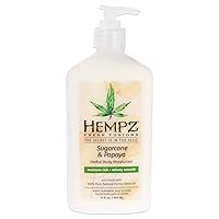 Hempz Herbal Body Moisturizer, Sugarcane & Papaya, 17 Ounce
