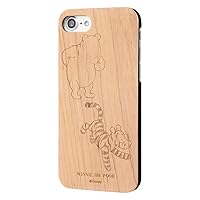 Inglem IN-DP7W/PO3 iPhone 7 Case, Disney Wood Case, Winnie the Pooh 3