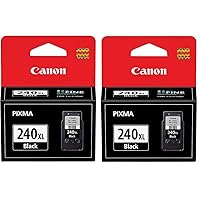 Canon Genuine PG-240XL (5206B001) Black Ink Cartridge 2-Pack