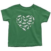 Threadrock Kids Heart of Dinosaurs Toddler T-Shirt