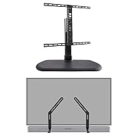 ECHOGEAR TV Swivel Stand & Sound Bar Mounting Brackets - for TVs Up to 65