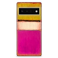 PadPadStore Mark Rothko Phone Case Compatible with Google Pixel 6 Pro Clear Flexible Silicone Artist Shockproof Cover