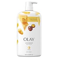 Olay Ultra Moisture Body Wash for Women, Shea Butter Scent, 33 fl oz