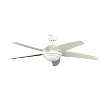 Pepeo Melton White Ceiling Fan with Remote Control, 1341201033