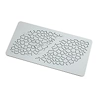 Hollow Fishing Net Pattern Lace Mat Chocolate Fondant Silicone Mold Cake Decorating Tool For Sugar Craft Cake Decoration Fondant Impression Mats Baking Moulds For Sugarcrafts Sugar Lace Cakes