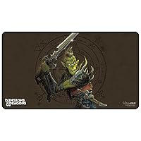 Ultra Pro - Dungeons & Dragons Planescape: Morte’s Planar Parade Black Stitched Card Playmat, Use as Oversize Mouse Pad, Desk Mat, Gaming Playmat, TCG Card Game Playmat, Protect Cards During Gameplay