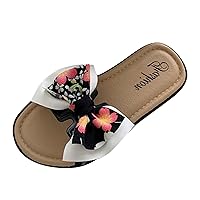 Girl Sandals Size 4 Big Children Slippers Fashionable and Versatile Exaggerated Butterfly Sweet Soft Slippers Size 11