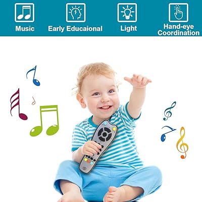 Baby TV Remote Control Toy with Light and Sounds, Kids Musical Early  Education