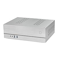 A02 0.12in Mini-Itx Aluminum Desktop Computer Chassis HTPC Chassis (Silver)