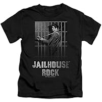 Elvis Presley Boys T-Shirt Jailhouse Rock Black Tee