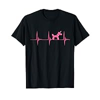 Balloon Artist Heartbeat EKG Pulse Unicorn Balloon Animal T-Shirt