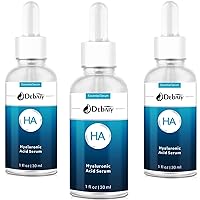 3 Pack Hyaluronic Acid Serum for Face Anti-Wrinkle Anti Aging Serum (1Fl.Oz/30ml)
