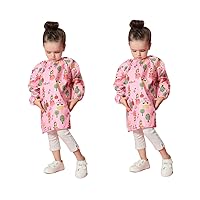 ERINGOGO 2pcs Playing with sand spray paint painting clothes Fashion child water proof gown apron Baby painting smock kids cooking apron Protective clothing for kids protective suit