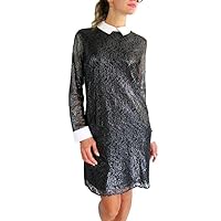 Michael Michael Kors Women's Long-Sleeve Lace Dress (Black)