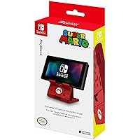 HORI Compact PlayStand - Mario Edition, Officially Licensed by Nintendo - Nintendo Switch, Adjustable