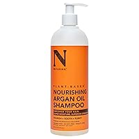 Argan Oil Shampoo, 16 oz - Hydrating Shampoo for Dry Hair - Promotes Hair Growth, Prevents Breakage and Scalp Health - No Synthetic Fragrances or Dyes - Suitable for All Hair Types
