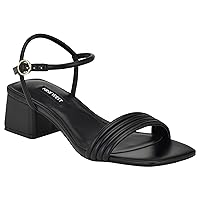 Nine West Womens Bernise Block Heel Sandals