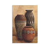 Vintage Poster American Art Pottery Painting Poster Indian Porcelain Art Poster Wall Art Paintings Canvas Wall Decor Home Decor Living Room Decor Aesthetic 20x30inch(50x75cm) Unframe-style