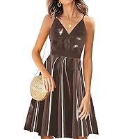 Lady Sexy Wetlook PVC Leather Slip Dress High Street Spaghetti Strap V Neck High Waist A-Line Dress
