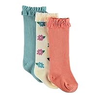 RuffleButts® Girls 3-Pack Knee High Socks with Ruffles