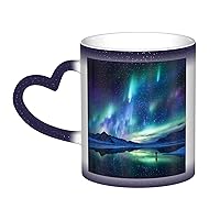 Color Changing Mug Northern Lights Coffee Mug Ceramic Coffee Cups Creative Mug Coffee Magic Mugs Magic Tea Cup Mug
