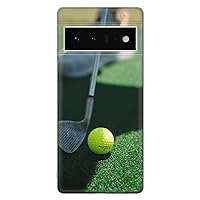 laumele Golf Day Phone Case Compatible with Google Pixel 6 Clear Flexible Silicone Golfing Shockproof Cover