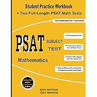 PSAT Subject Test Mathematics: Student Practice Workbook + Two Full-Length PSAT Math Tests