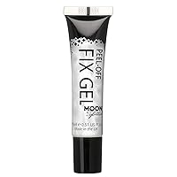 Peel Off Glitter Fix Gel by Moon Glow - Cosmetic Glitter Adhesive Primer for Face and Body. for All Glitters Including fine, Chunky, Holographic, Iridescent and bio