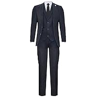 Men's Classic 3 Piece Herringbone Peaky Blinders Tweed Suit