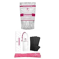 Postpartum Essentials Duo - Perineal Ice Packs and Sitz Bath Soak for Soothing Postpartum Care After Childbirth Labor and Delivery Shower Gift.