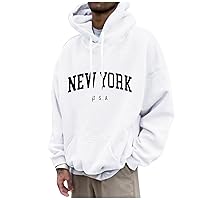 Hoodies For Men Big And Tall Fall And Winter Casual Sweater Jacket Warm Knit Sweater Hooded Hoodie