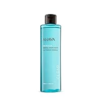 AHAVA Time To Clear Mineral Toning Water - Lightweight toner to clean & rebalance skin’s hydration & pH, Enriched with our exclusive skin activator, Osmoter & Bilberry extract & fruit acids, 8.5 Fl.Oz