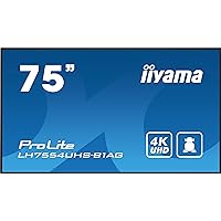 iiyama 75 3840x2160, UHD IPS Panel, W128230592