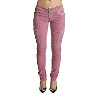 Acht Chic Pink Low Waist Skinny Women's Jeans