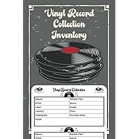 Vinyl Record Collection Inventory | Vinyl Record Collector Log Book | A Simple Way To Keep Track And Review Your Collection | 6-inch X 9-inch