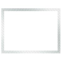 Great Papers! Braided Silver Foil Certificate, for Awards, Achievements, Graduations and Accomplishments, 8.5”x11” Printer Friendly, 15 Sheet Pack (963027)